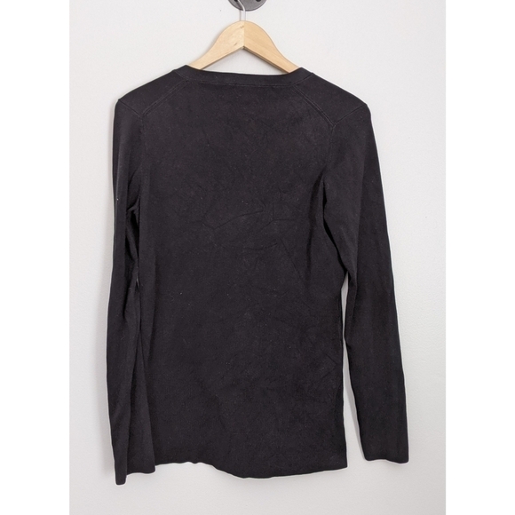 Carlisle Black Button Up Long Sleeve Cardigan - Picture 5 of 7